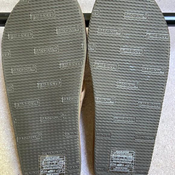 RAINBOW Men Premium Leather Single Layer Sandals - NEW NWOB NWOT - Picture 8 of 8